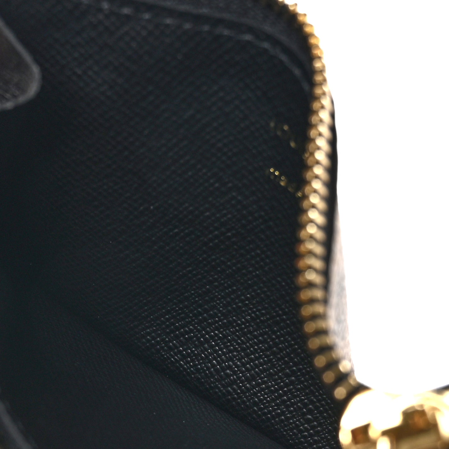 Reverse Monogram Zipped Romy Card Holder