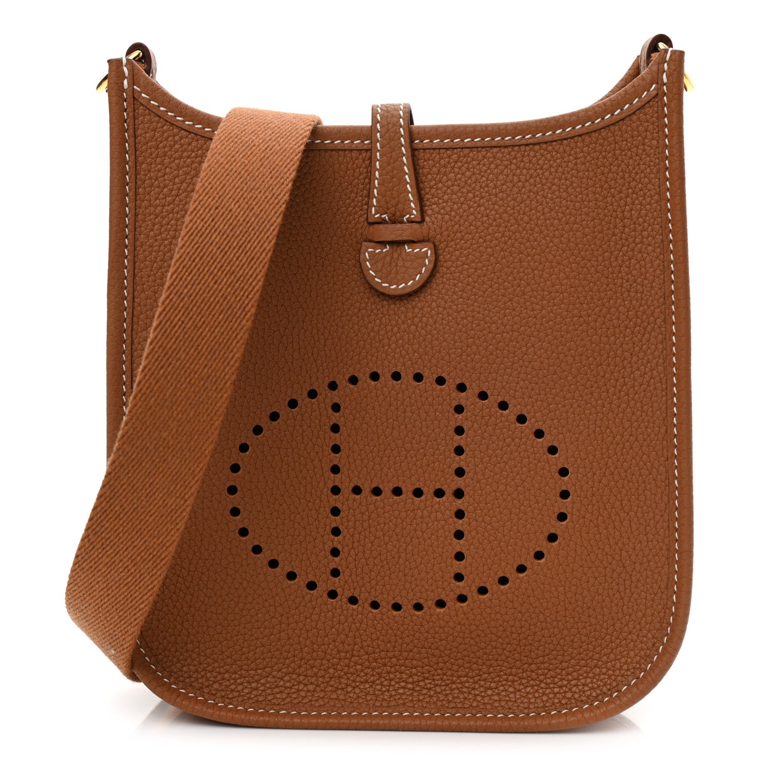 Hermes Taurillon Maurice Evelyne TPM Gold 1 of 11