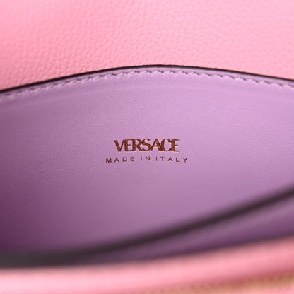 Versace Grained Calfskin La Medusa Shoulder Bag Pink 6 of 11