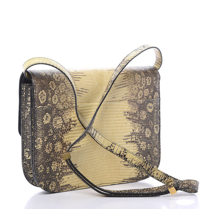Celine Lizard Medium Classic Box Flap Bag Natural 2 of 10