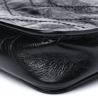 Saint Laurent Crinkled Calfskin Matelasse Monogram Niki Chain Wallet Black 26 of 33