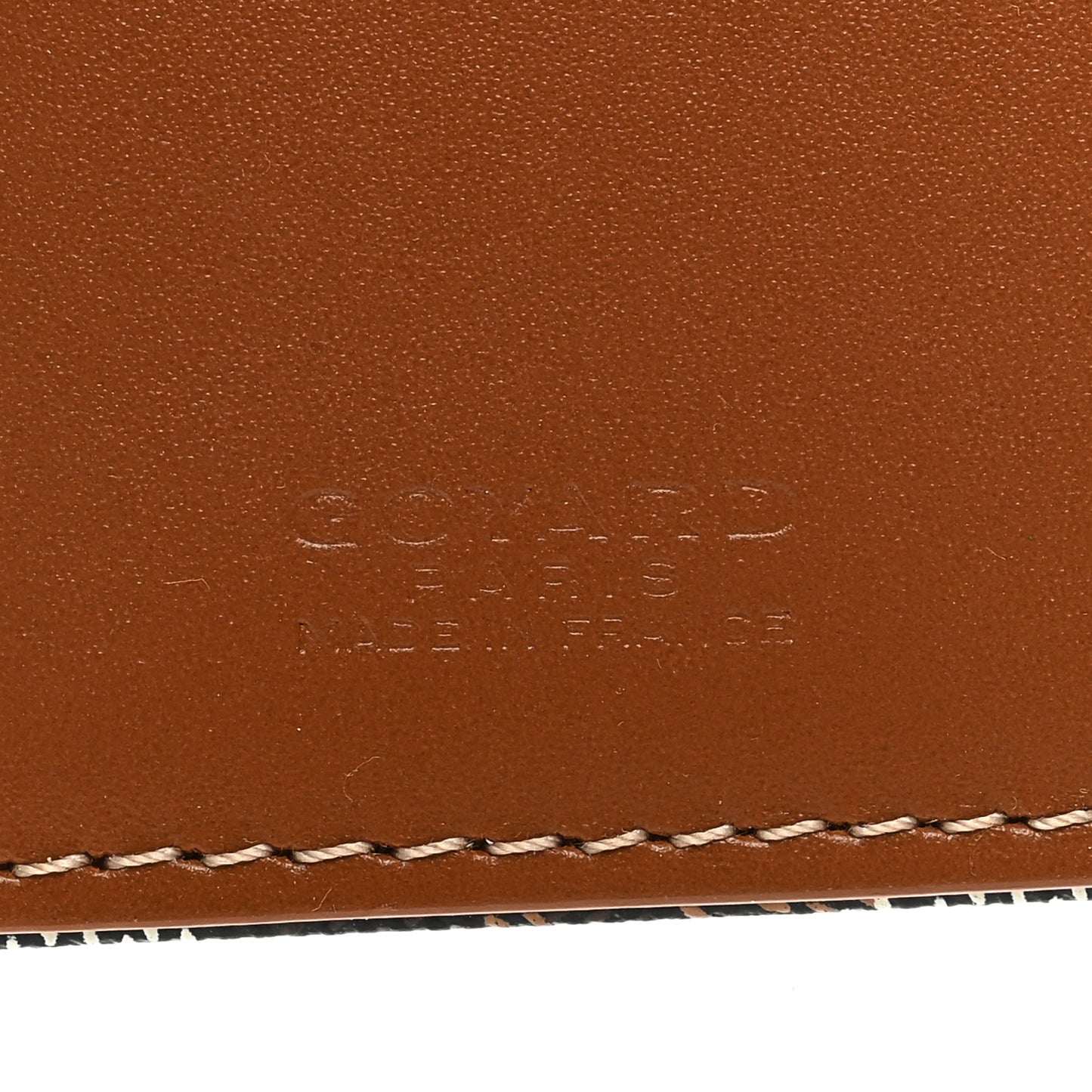 Goyardine Grenelle Passport Wallet Black Gold