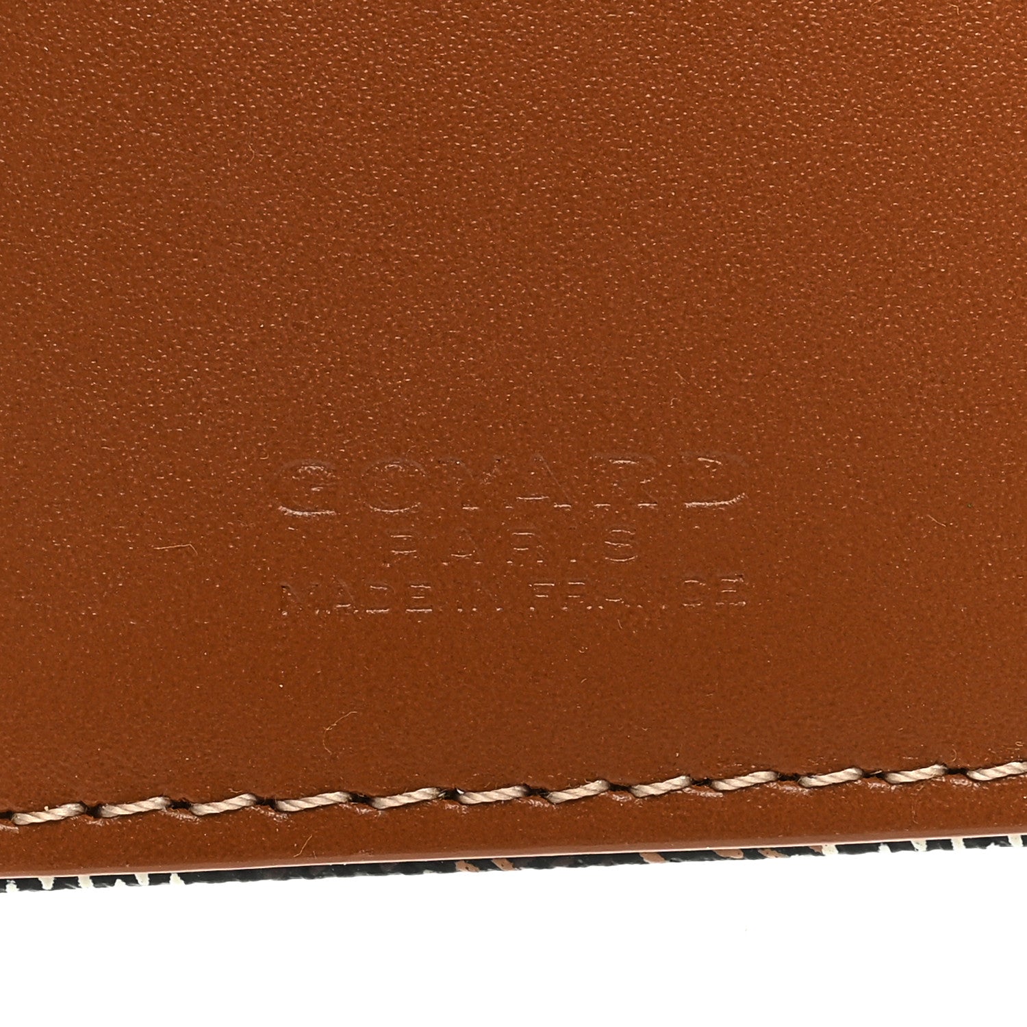 Goyard Goyardine Grenelle Passport Wallet Black Gold 6 of 6