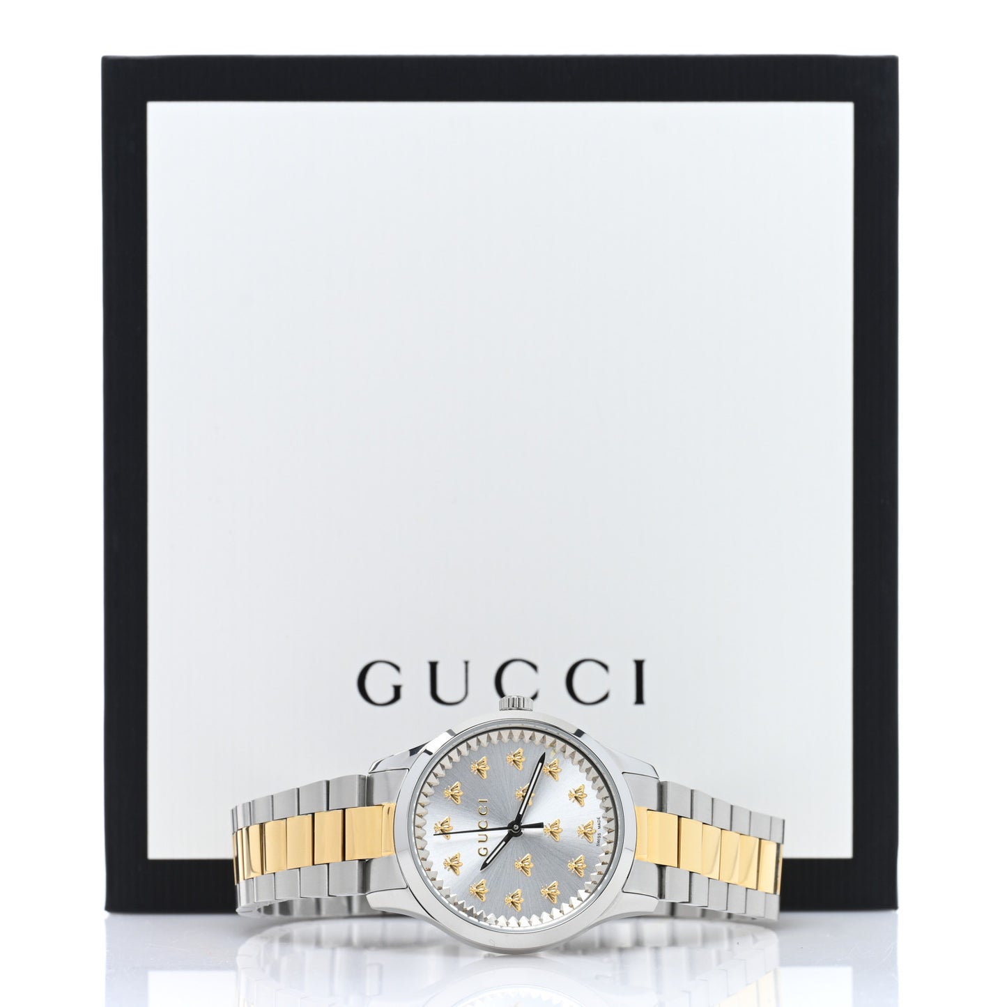 Stainless Steel 32mm G-Timeless Bee Quartz Watch Silver