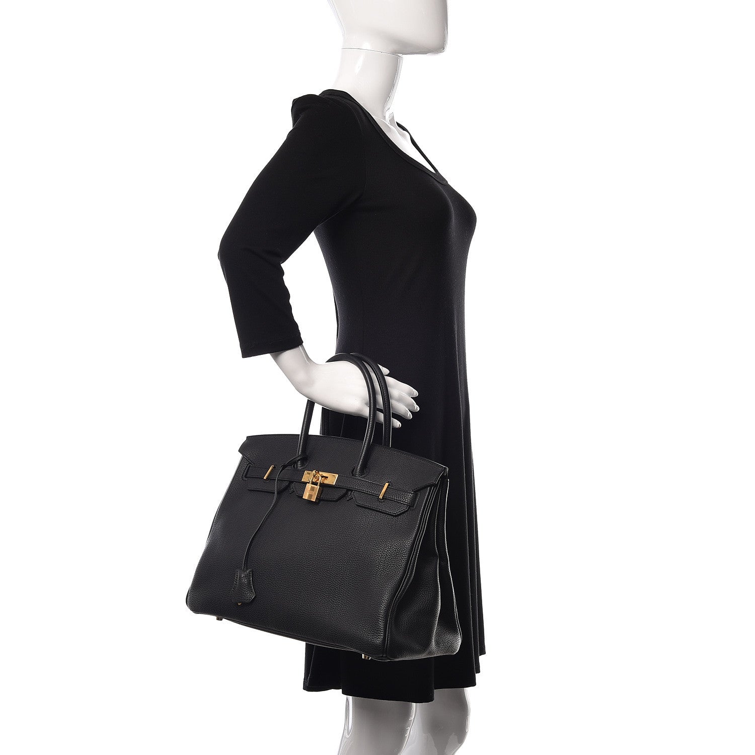 Hermes Togo Birkin 35 Black 2 of 10