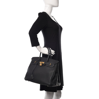 Hermes Togo Birkin 35 Black 2 of 10
