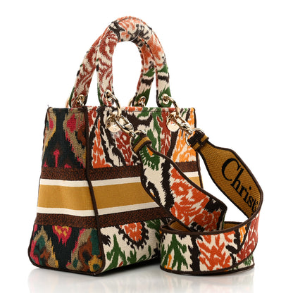 Christian Dior Canvas Embroidered Small Paisley Lady Dior Multicolor 3 of 9