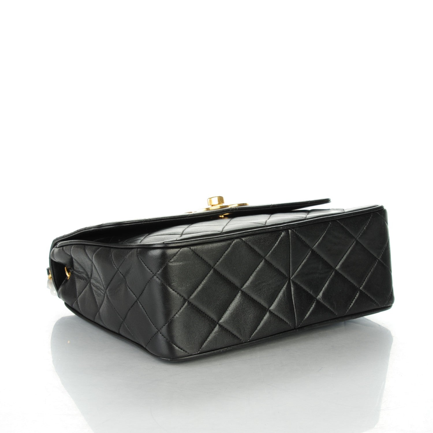Chanel Lambskin Quilted Shoulder Flap Black 4 of 8