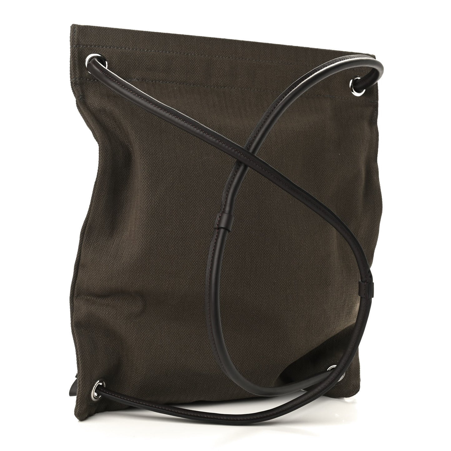 Herringbone Canvas Swift Maline Bag Kaki Ebene