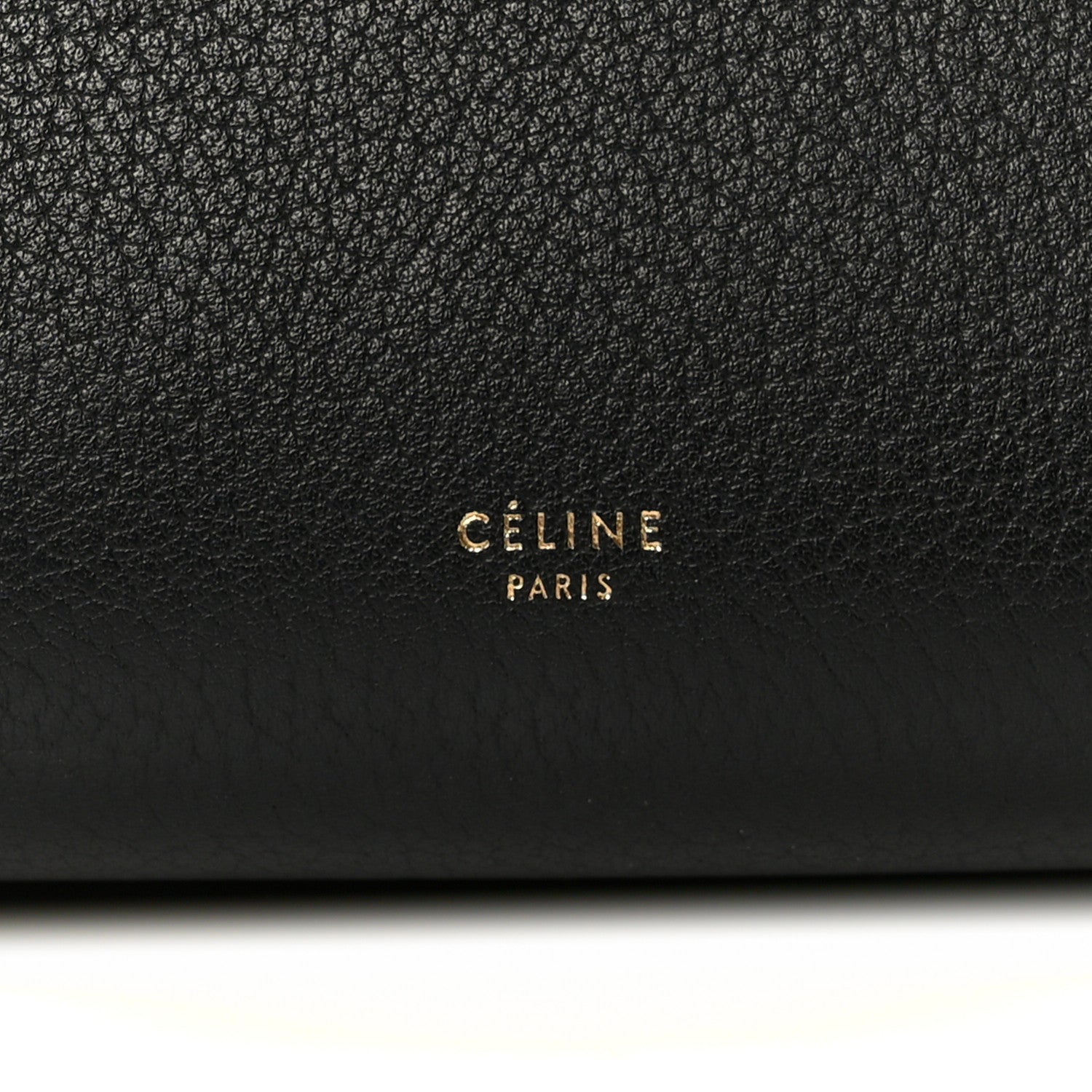 Celine Crisped Calfskin Mini Tie Knot Tote Black 8 of 10