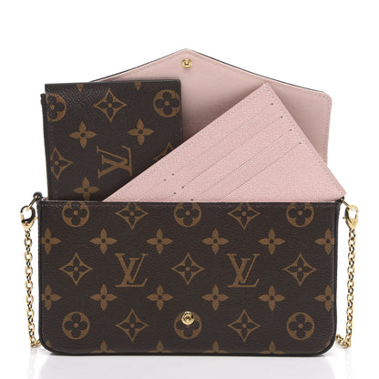 Louis Vuitton Monogram Lovely Birds Pochette Felicie Chain Wallet 9 of 15