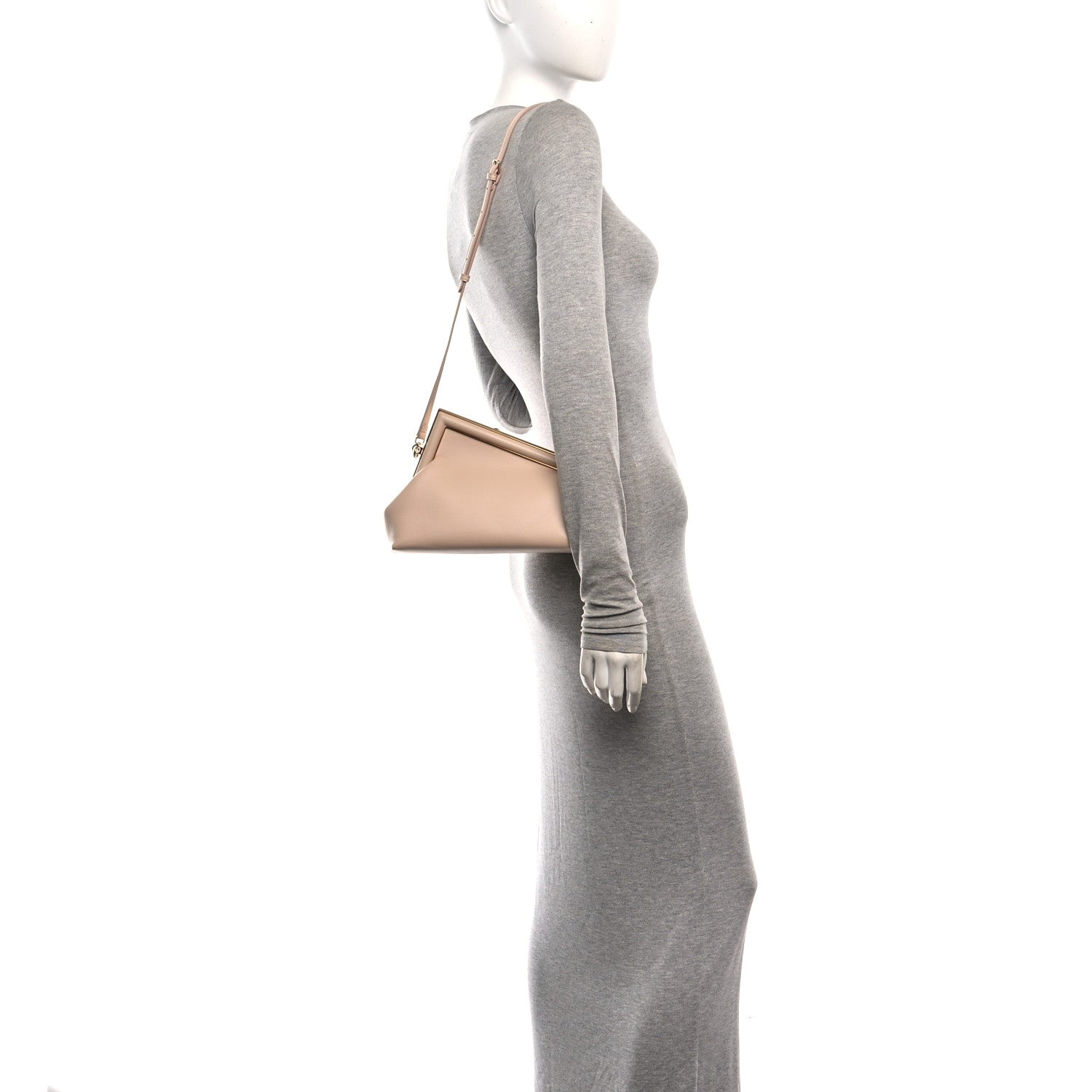 Fendi Shiny Nappa Small Fendi First Poudre 2 of 12
