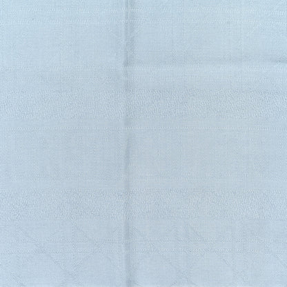 Christian Dior Wool Silk Cashmere Cannage Scarf Light Blue 2 of 3