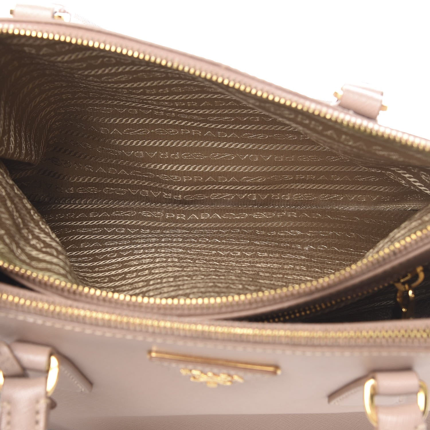 Prada Saffiano Small Galleria Double Zip Tote Cammeo 6 of 19