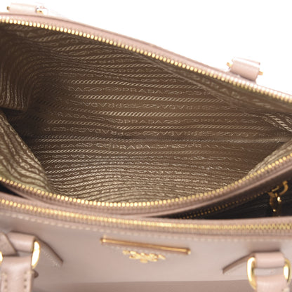 Prada Saffiano Small Galleria Double Zip Tote Cammeo 6 of 19
