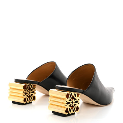 Loewe Calfskin Anagram Mules 37 Black 4 of 8