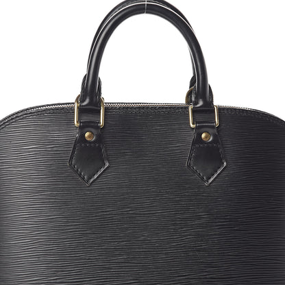 Louis Vuitton Epi Alma PM Black 7 of 9