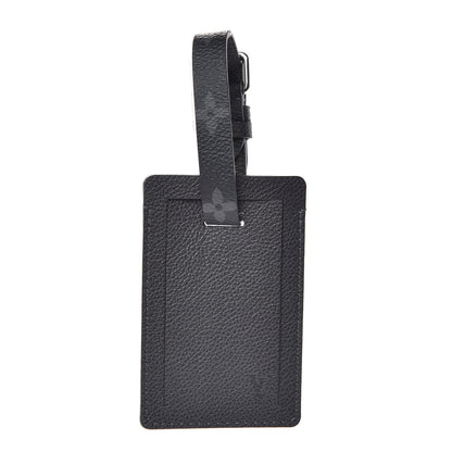 Louis Vuitton Calfskin Monogram Eclipse Luggage Tag 1 of 3