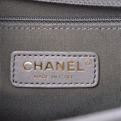 Chanel Caviar Quilted New Medium Boy Flap Grey 6 of 10