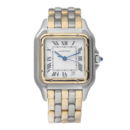 Cartier Stainless Steel 18K Yellow Gold 27mm Panthere Quartz Watch 1 of 5