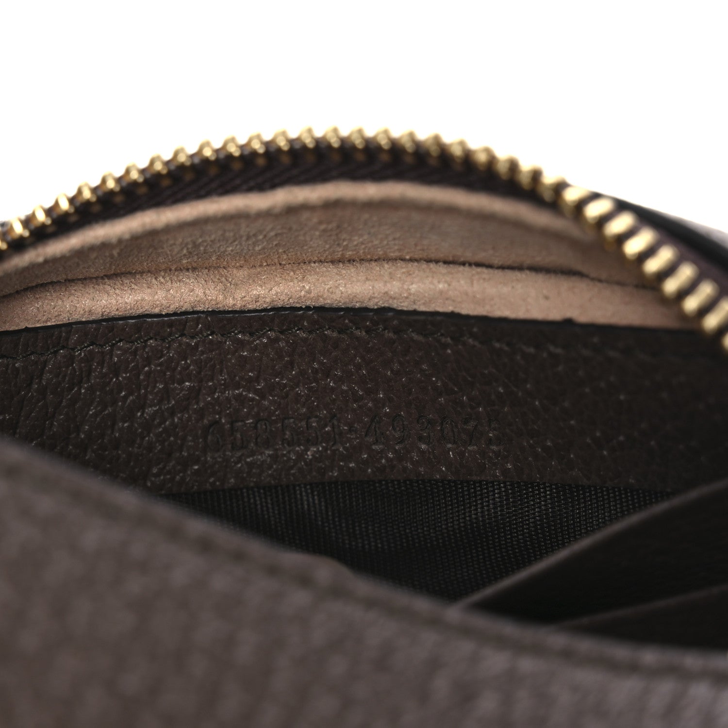 Gucci GG Supreme Monogram Textured Calfskin Web Mini Ophidia Half Moon Hobo Beige Ebony New Acero 7 of 10
