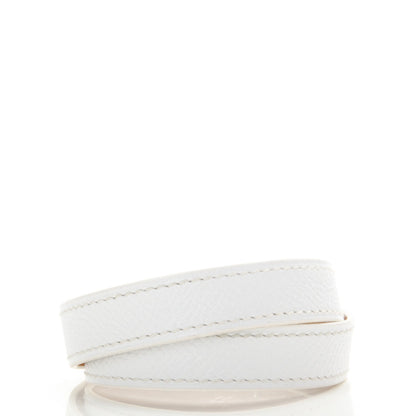 Hermes Epsom Kelly Double Tour Bracelet S White 3 of 7