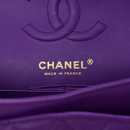Chanel Caviar Quilted Small Double Flap Dark Purple 6 of 11