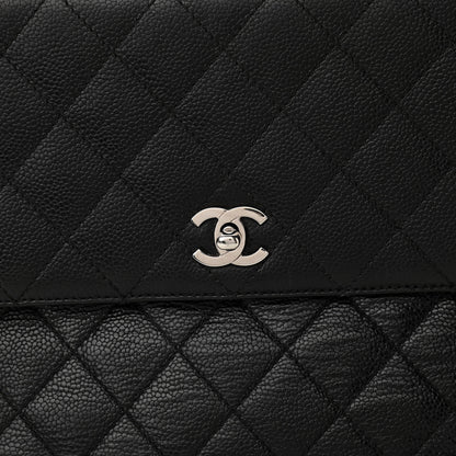 Chanel Caviar Quilted Jumbo Kelly Flap Black 8 of 12