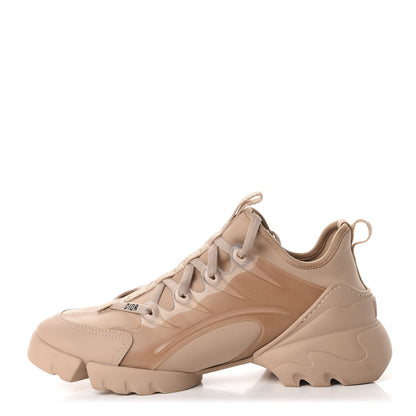 Christian Dior Neoprene Rubber Womens D-Connect Sneakers 39.5 Nude 1 of 8