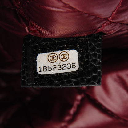 Chanel Caviar Quilted Medium Cosmetic Case Black 6 of 8