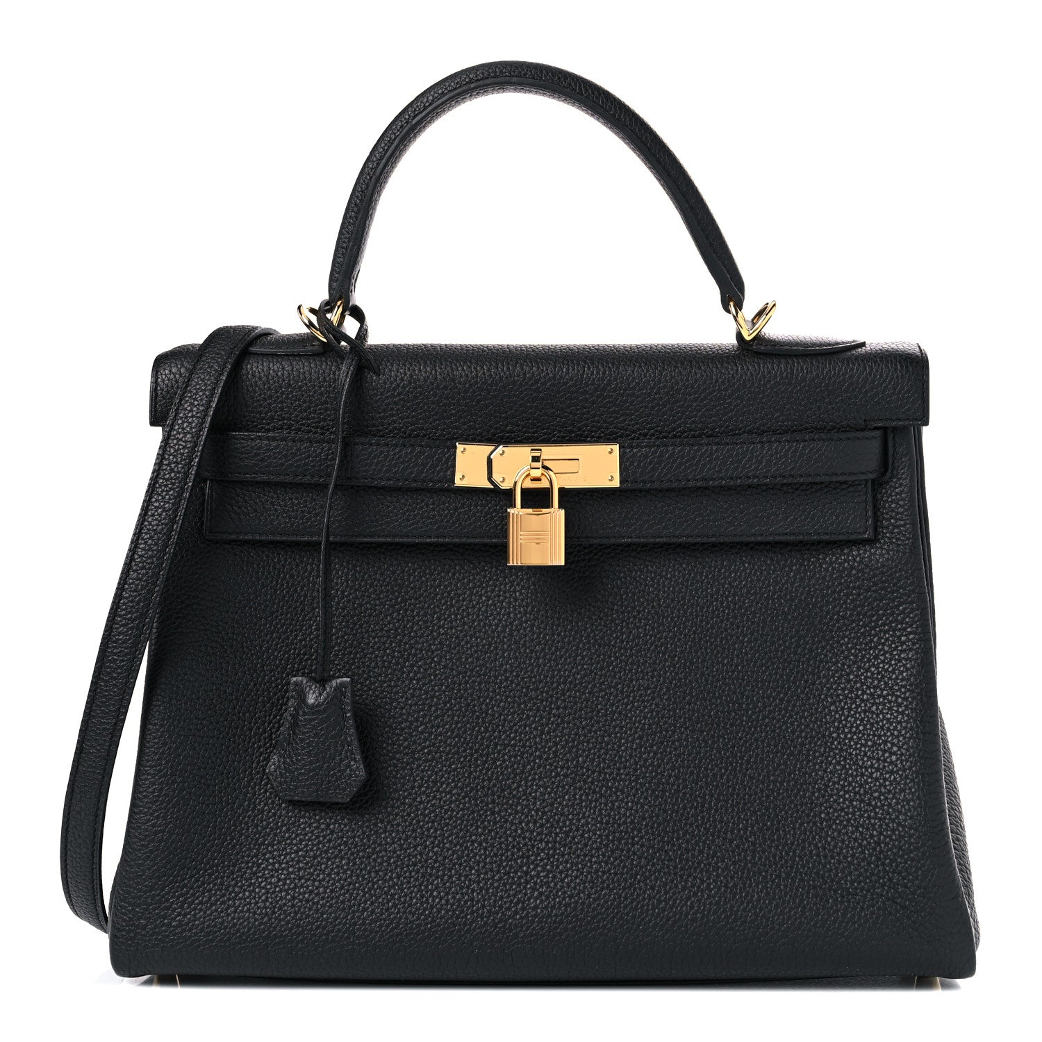 Hermes Togo Kelly Retourne 32 Black 1 of 35