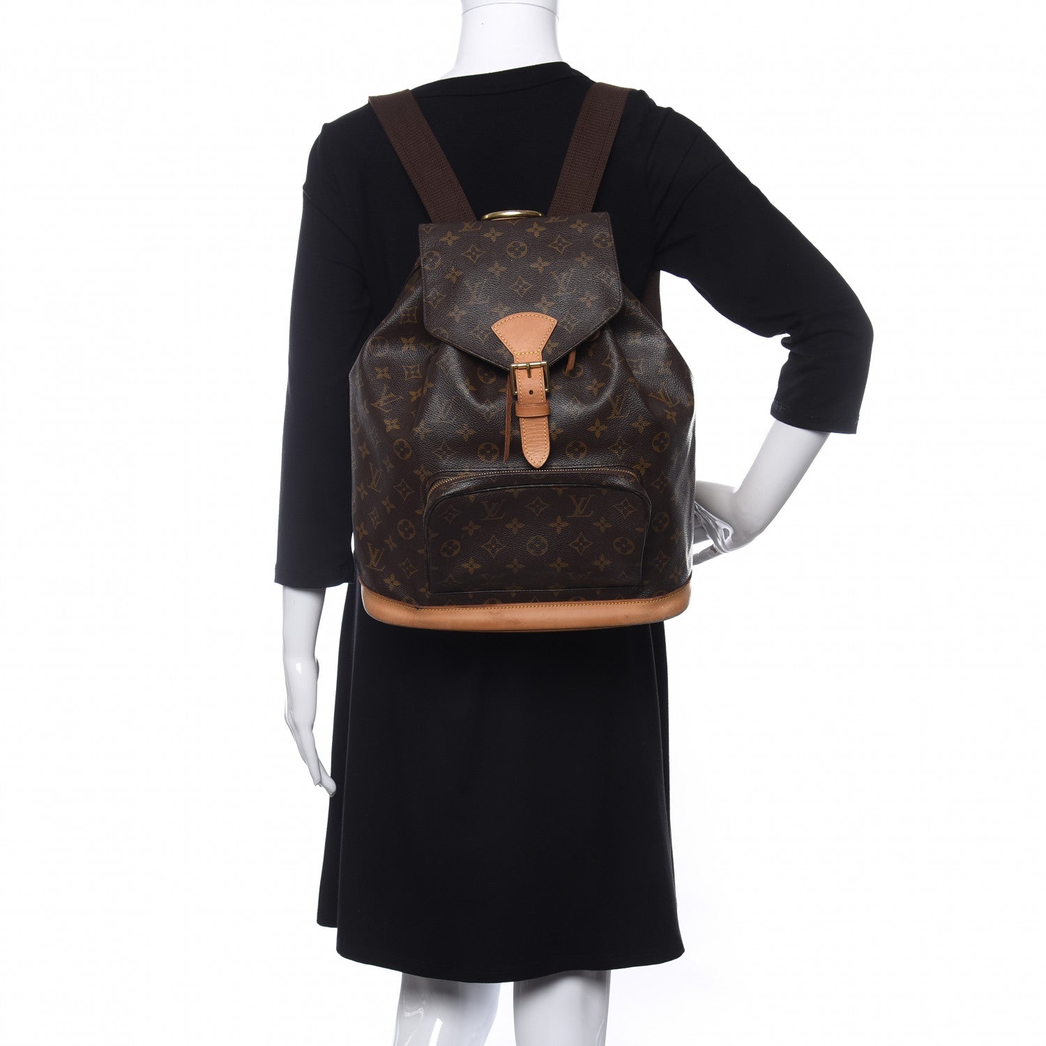 Louis Vuitton Monogram Montsouris GM Backpack 2 of 10