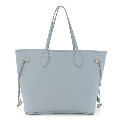Louis Vuitton Empreinte Monogram Giant Neverfull MM Blue Hour 1 of 12