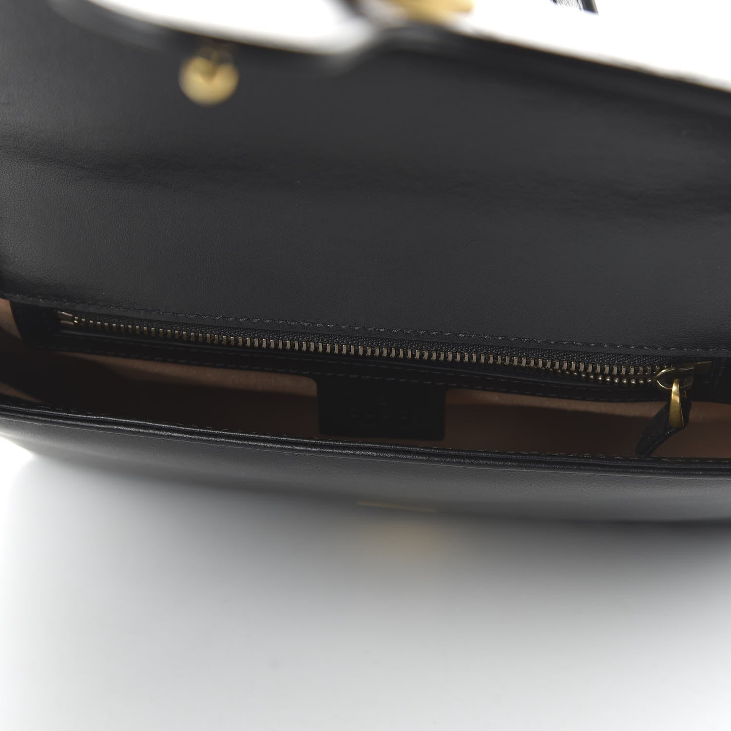Gucci Calfskin Matelasse Small GG Marmont Top Handle Shoulder Bag Black 5 of 10