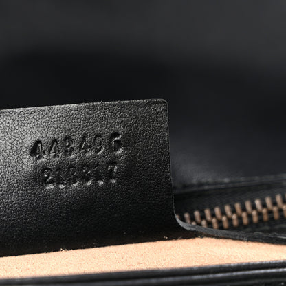 Gucci Calfskin Matelasse Medium GG Marmont Shoulder Bag Black 8 of 11