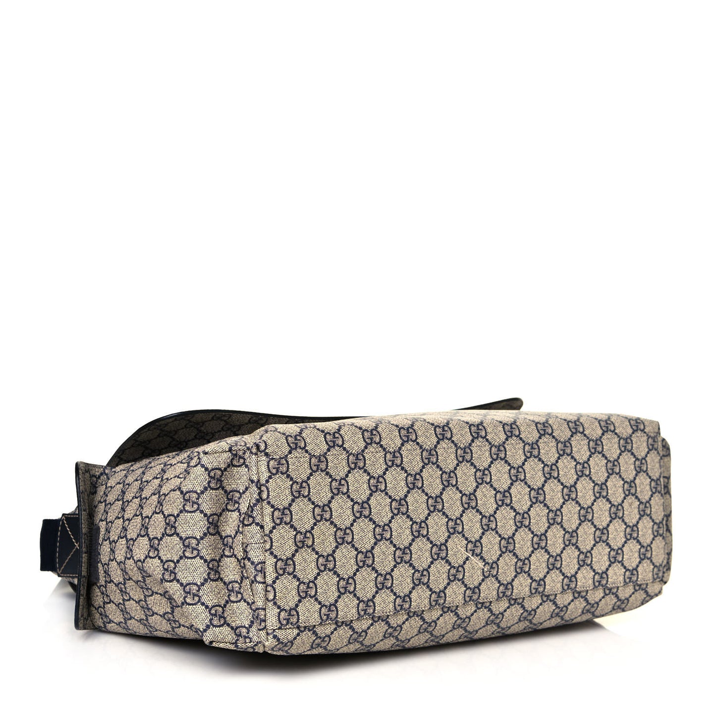 GG Plus Monogram Messenger Diaper Bag Navy
