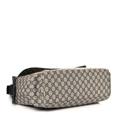 Gucci GG Plus Monogram Messenger Diaper Bag Navy 4 of 15