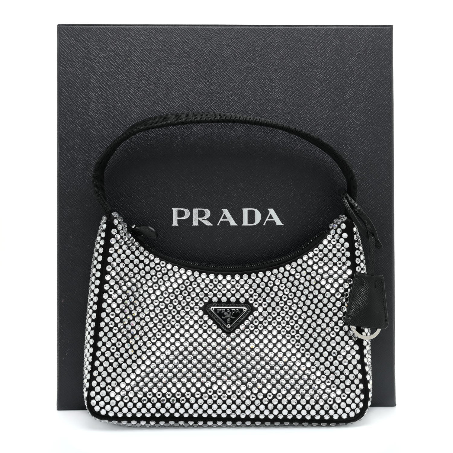 Prada Satin Crystal Mini Re-Edition 2000 Bag Cristal 11 of 11
