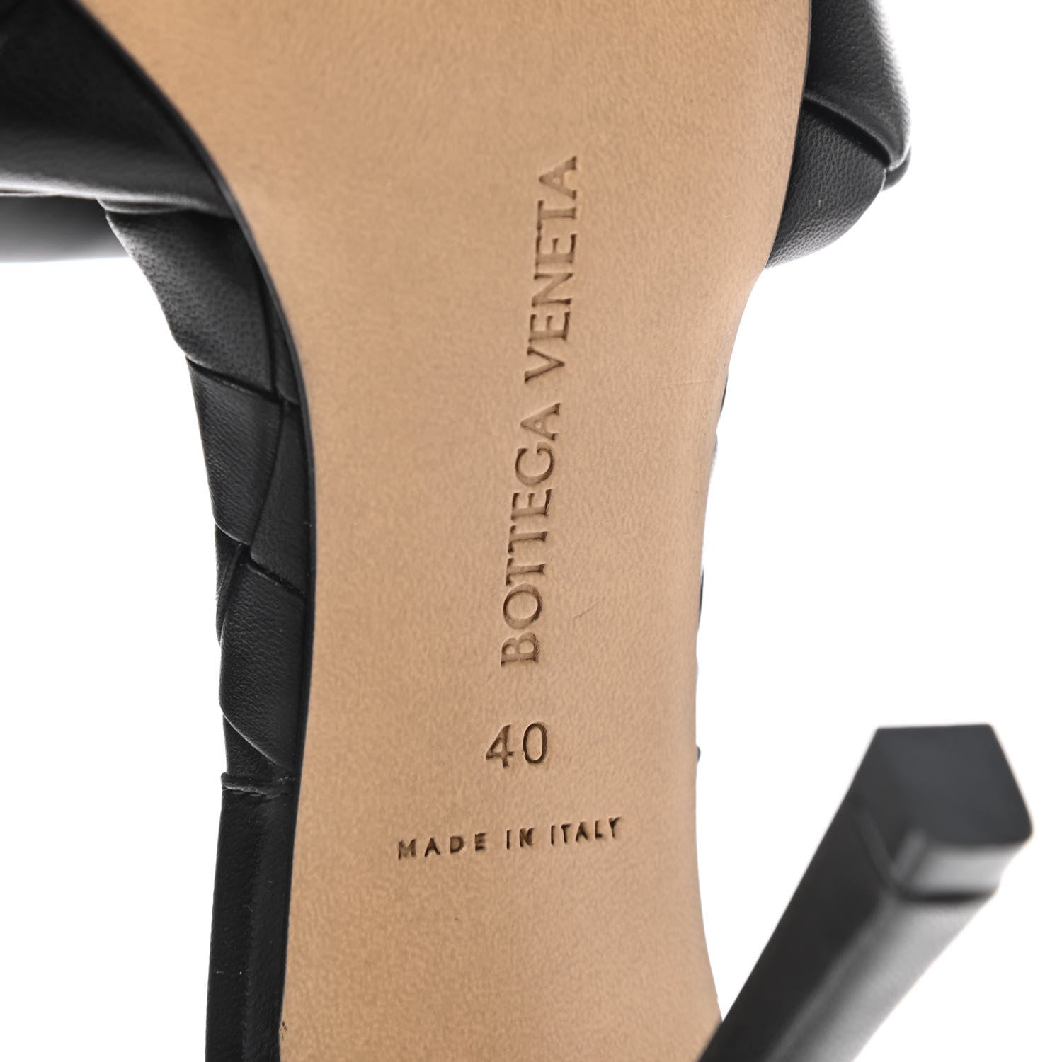 Bottega Veneta Nappa Maxi Intrecciato Lido Mule Sandals 40 Black 6 of 7