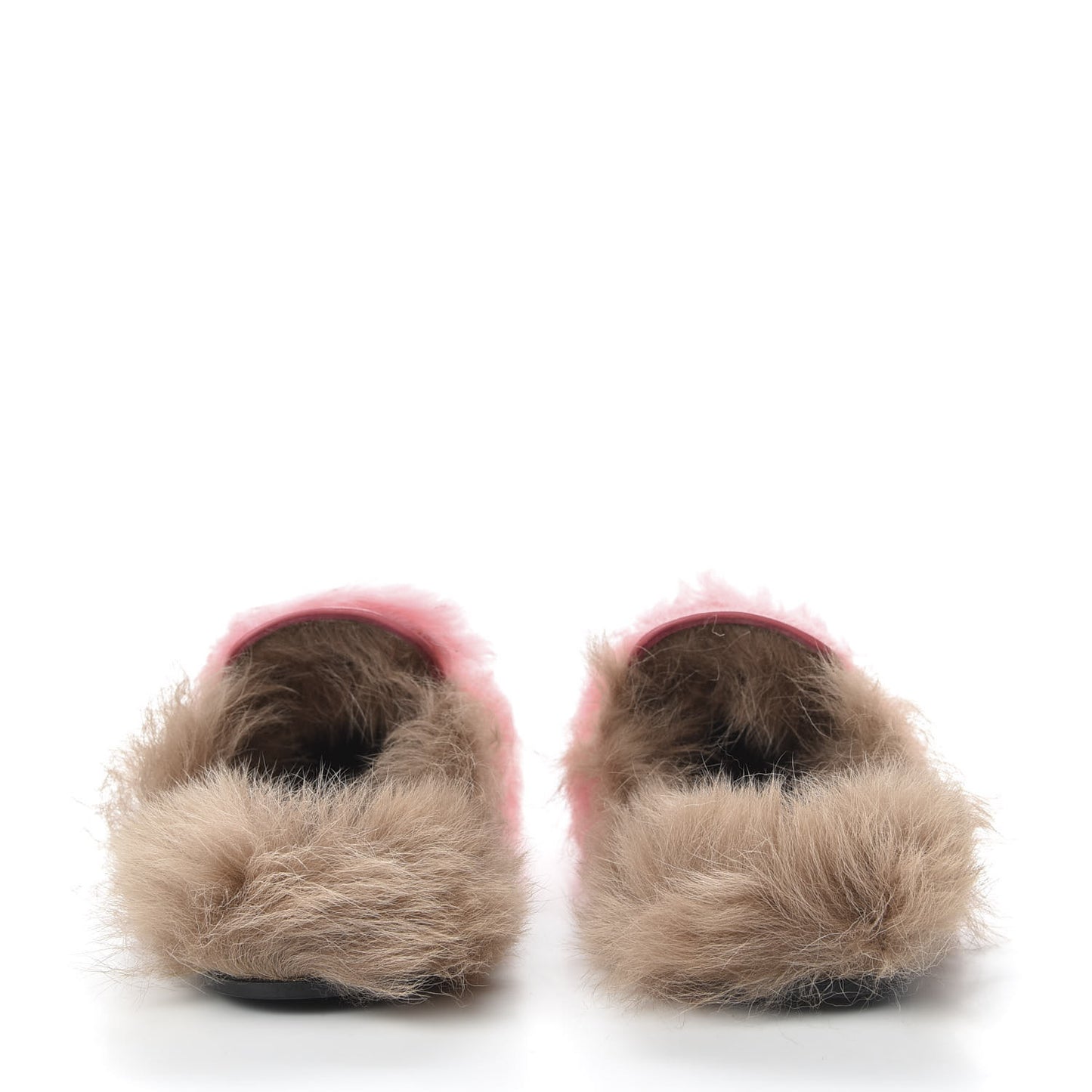Merino Wool Womens Princetown Slippers 39 Pink