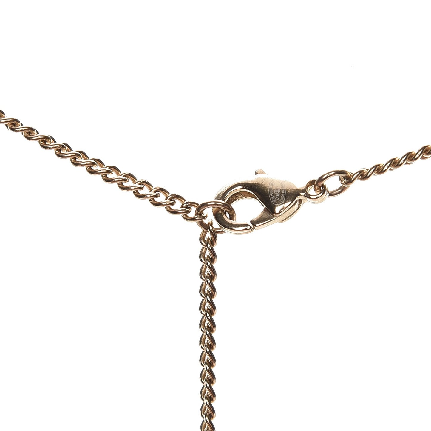 Pearl Camellia CC Necklace Gold