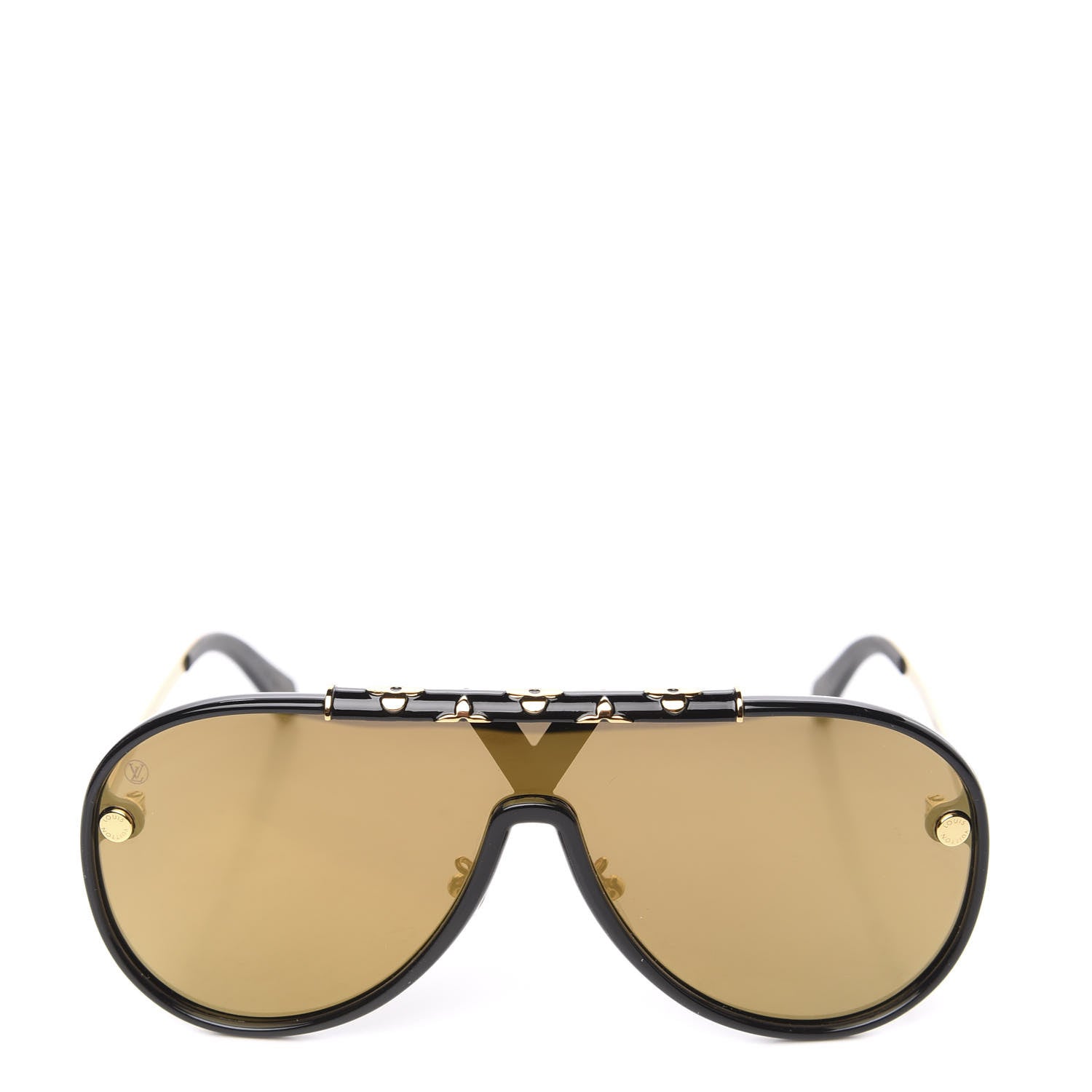Louis Vuitton Acetate Mascot Sunglasses Z1059W Black 2 of 8