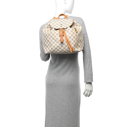 Louis Vuitton Damier Azur Sperone Backpack 2 of 12