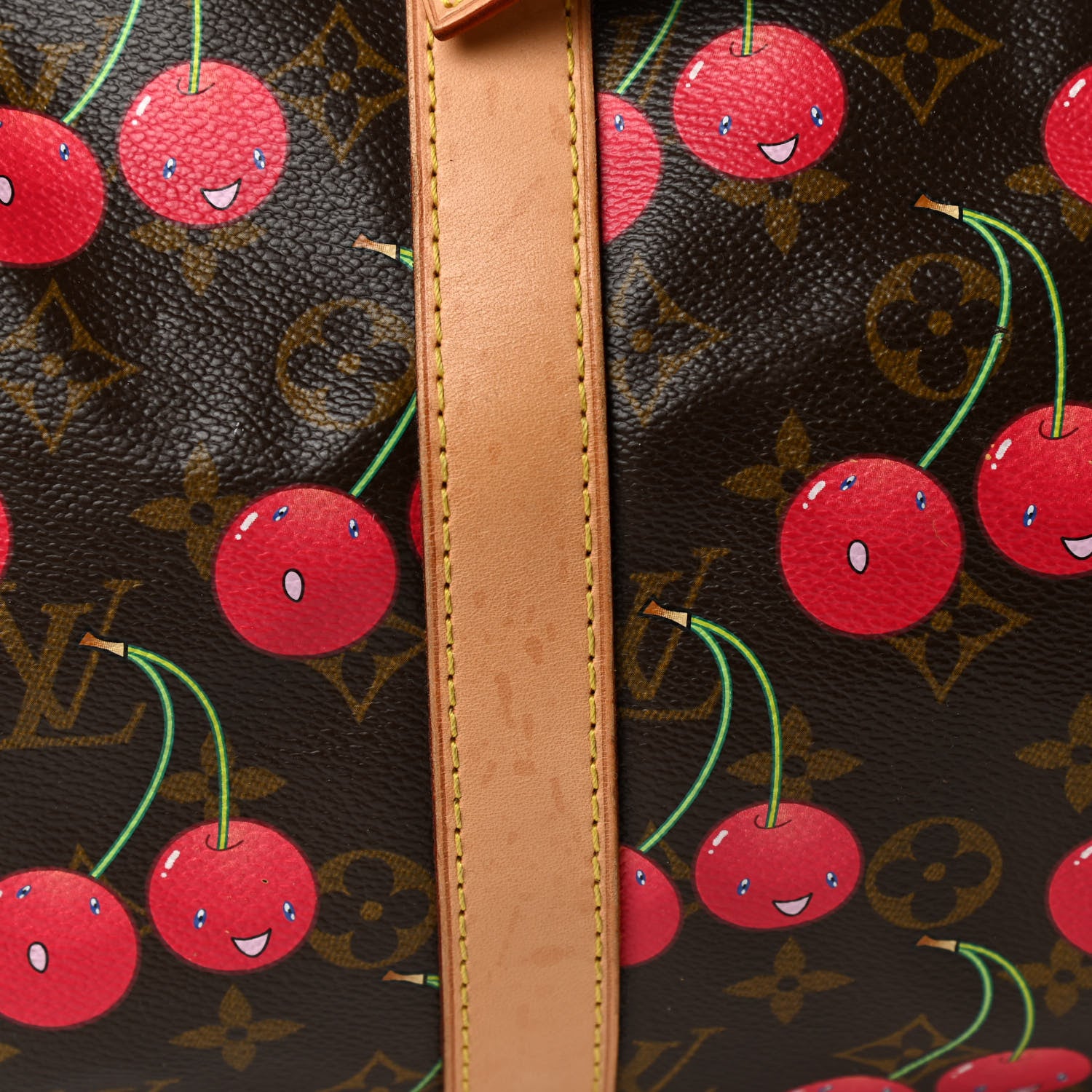 Louis Vuitton Monogram Cerises Keepall 45 12 of 13