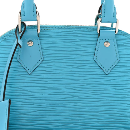 Louis Vuitton Epi Jacquard Alma BB Turquoise 7 of 9