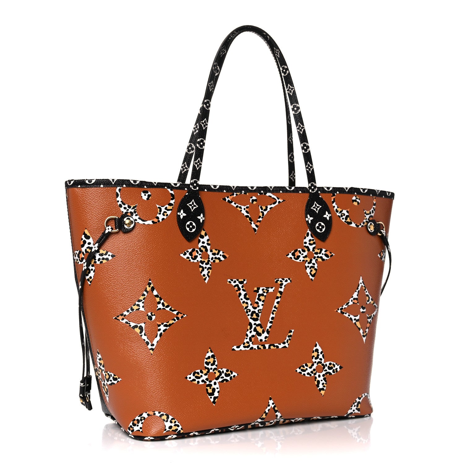 Louis Vuitton Monogram Giant Jungle Neverfull MM Black 3 of 11
