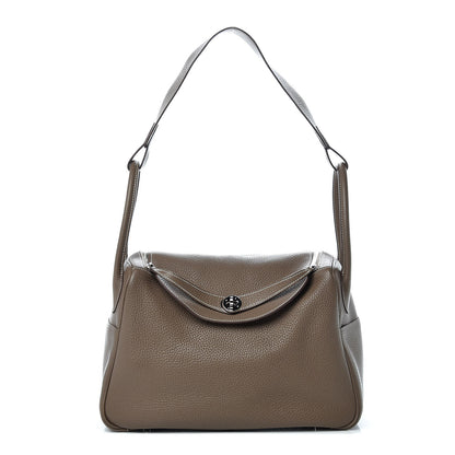 Hermes Taurillon Clemence Lindy 34 Etoupe 1 of 14