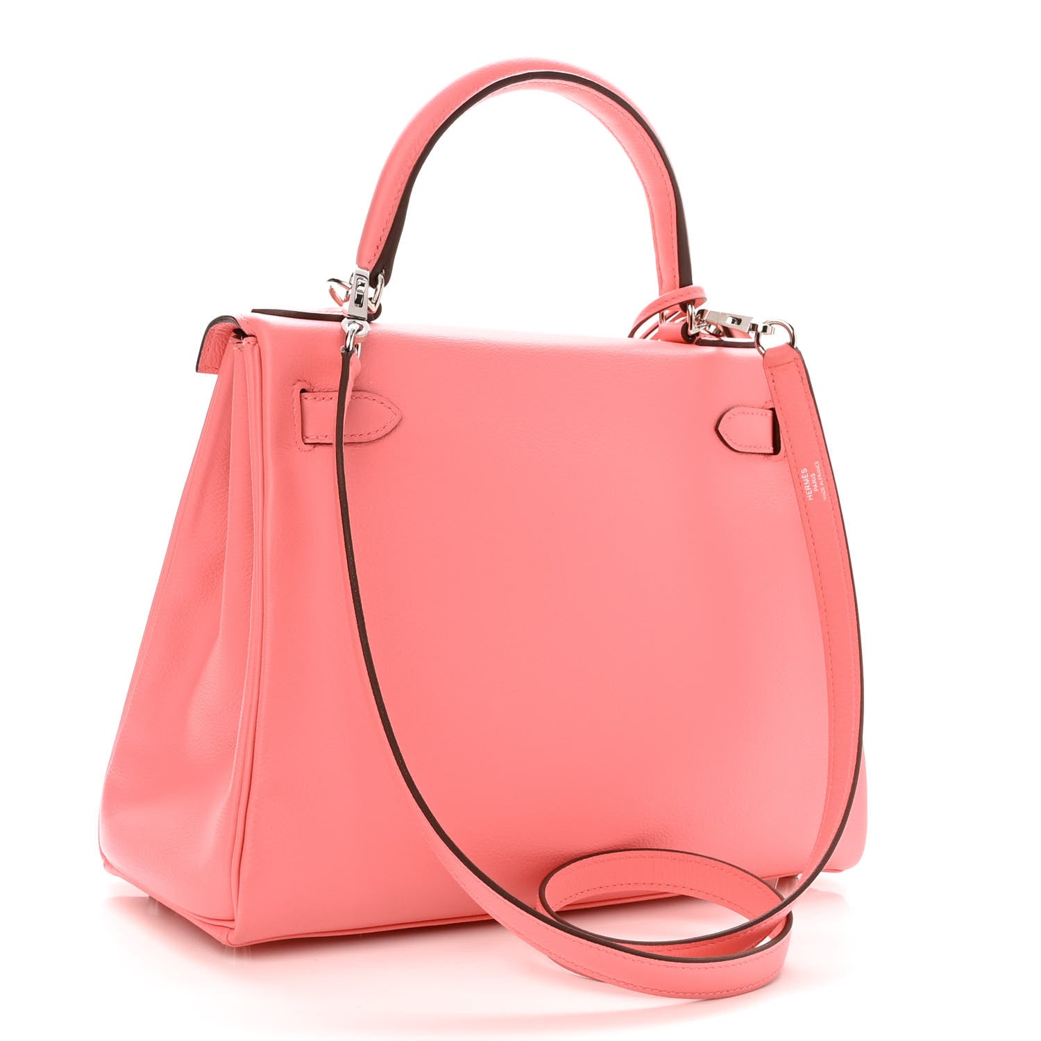 Hermes Evercolor Verso Kelly Retourne 28 Rose D'ete Terre Battue 3 of 10