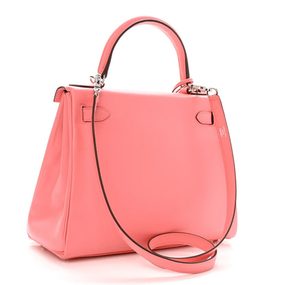 Hermes Evercolor Verso Kelly Retourne 28 Rose D'ete Terre Battue 3 of 10