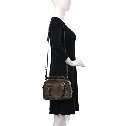 Chloe Calfskin Small Daria Army Green 3 of 21